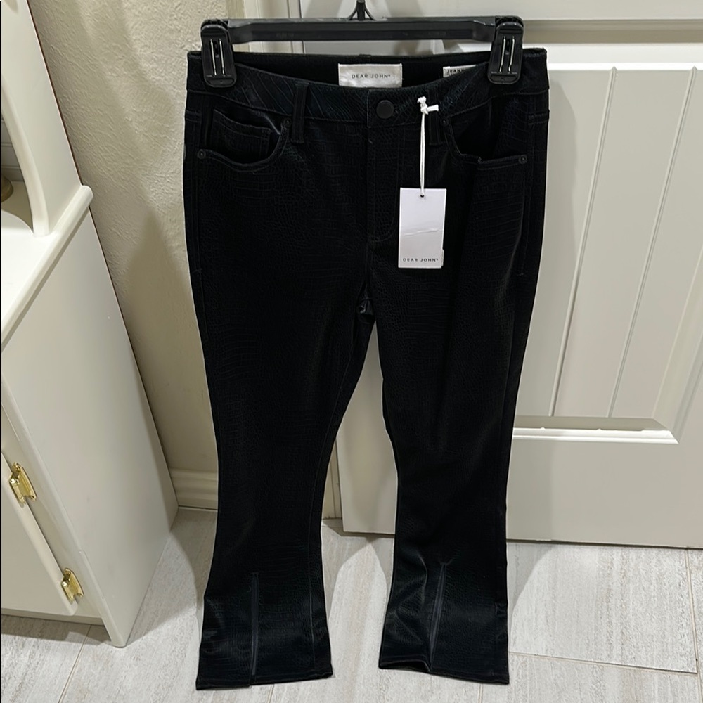 Dear John Crocodile Print Jeans